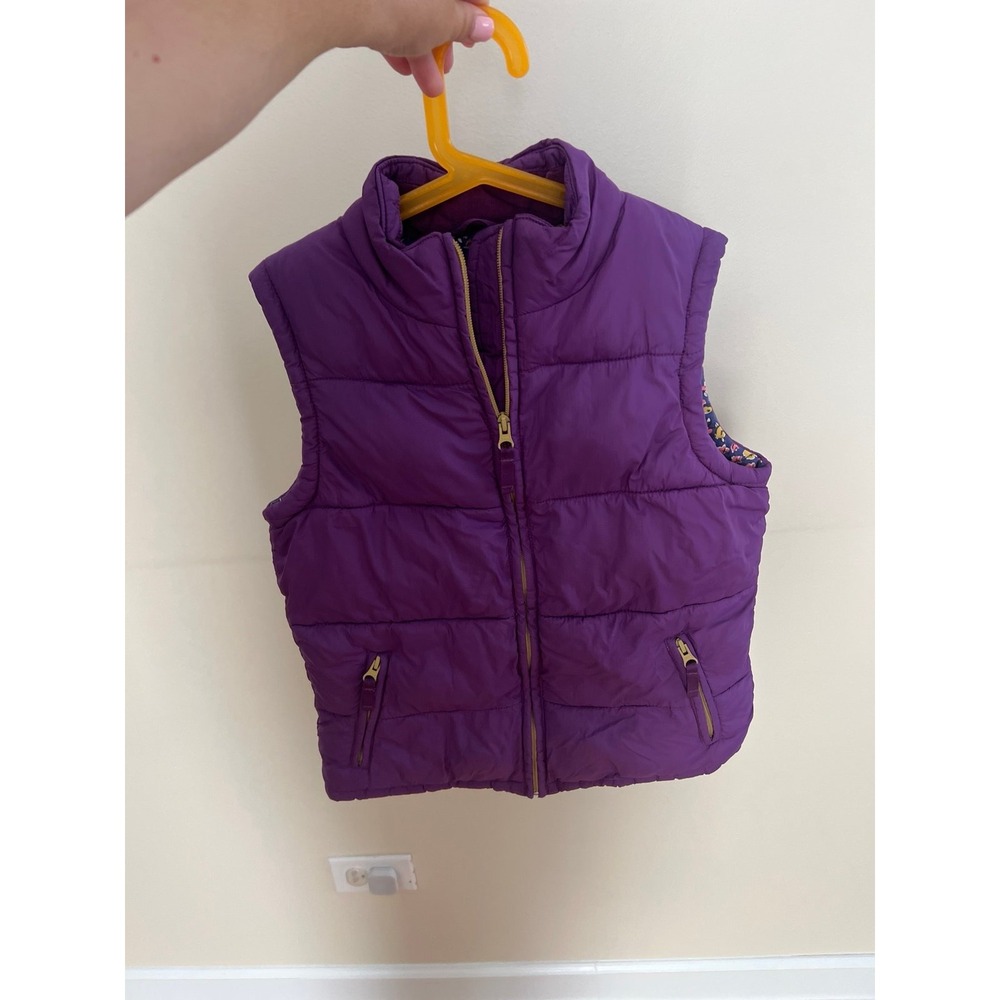 Mini Boden purple girls vest size 11-12